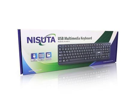 TECLADO KB27U MULTIMEDIA USB NISUTA